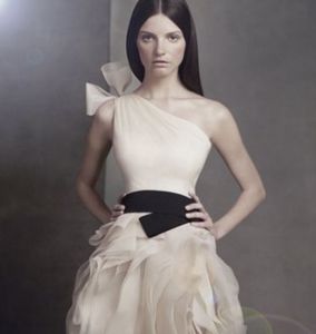 White by Vera Wang Bridesmaid Dress